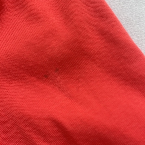 Talbots The Talbots Tee  V-Neck With Short Sleeves in Orange  Size S - Picture 3 of 7